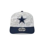 Dallas Cowboys 2025 Salute to Service Fan Gear 9SEVENTY Stretch-Snap Hat - Image 2