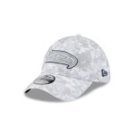 Seattle Seahawks 2025 Salute to Service Fan Gear 39THIRTY Stretch Fit Hat - Image 3