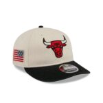 Chicago Bulls Three Looms Americana Herringbone Retro Crown 9FIFTY Adjustable Hat