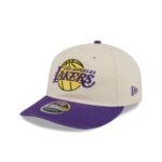 Los Angeles Lakers Three Looms Americana Herringbone Retro Crown 9FIFTY Adjustable Hat - Image 3