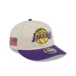 Los Angeles Lakers Three Looms Americana Herringbone Retro Crown 9FIFTY Adjustable Hat