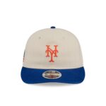 New York Mets Three Looms Americana Herringbone Retro Crown 9FIFTY Adjustable Hat - Image 2