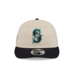 Seattle Mariners Three Looms Americana Herringbone Retro Crown 9FIFTY Adjustable Hat - Image 2