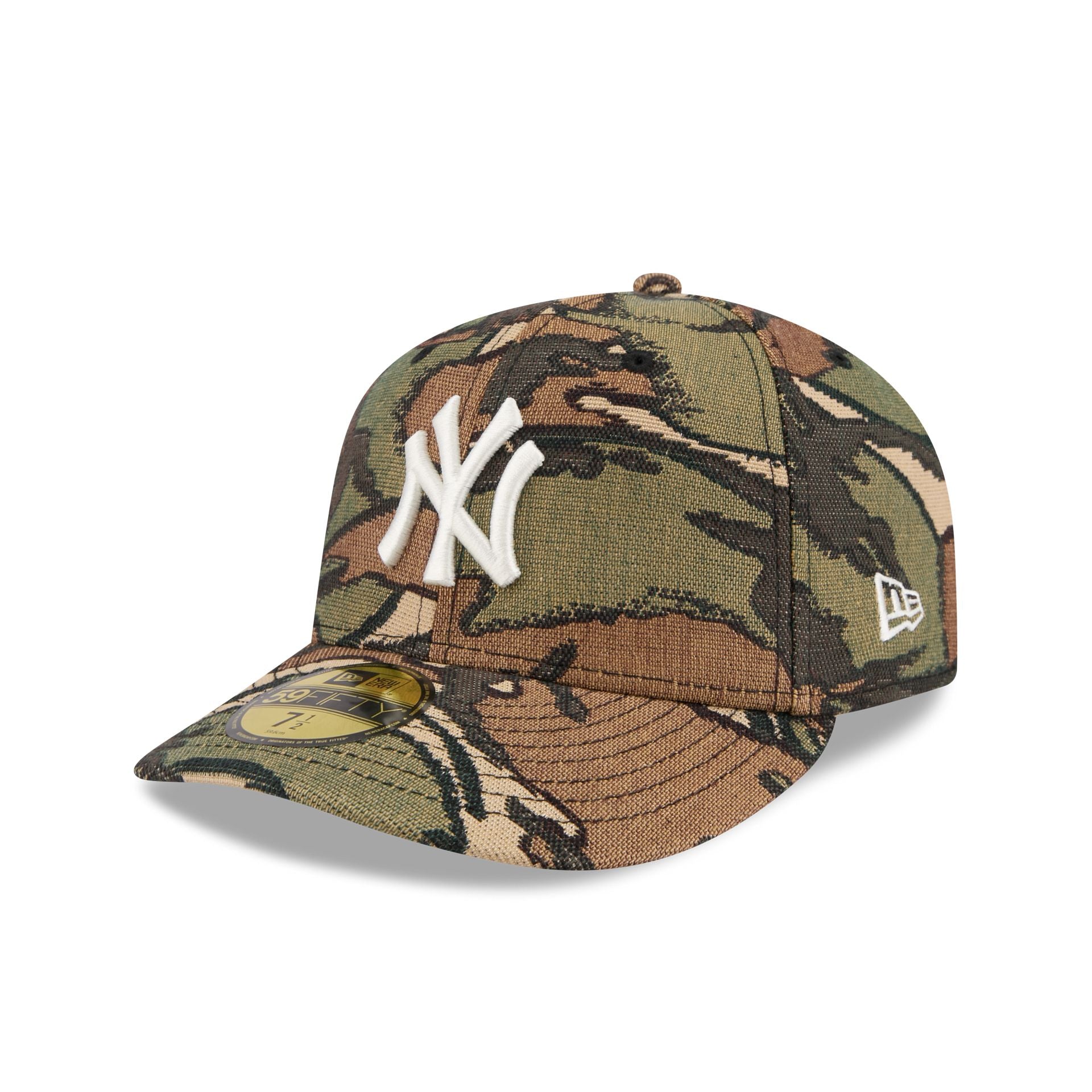 60772926_59FIFTY_JACQUARDCAMO5950PC_NEYYAN_XCM_3QL New York Yankees Three Looms Jacquard Camo 59FIFTY Fitted Hat - Image 1
