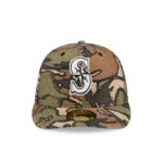 Seattle Mariners Three Looms Jacquard Camo 59FIFTY Fitted Hat - Image 2