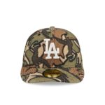 Los Angeles Dodgers Three Looms Jacquard Camo 59FIFTY Fitted Hat - Image 2