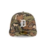 Detroit Tigers Three Looms Jacquard Camo 59FIFTY Fitted Hat - Image 2
