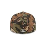 Atlanta Braves Three Looms Jacquard Camo 59FIFTY Fitted Hat - Image 6