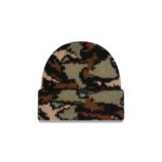 New Era Cap Jacquard Camo Cuff Knit Hat - Image 2
