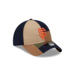 San Francisco Giants Three Looms Cotton Twill Patchwork 9TWENTY Adjustable Hat - Image 3