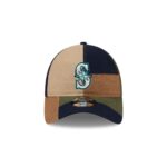 Seattle Mariners Three Looms Cotton Twill Patchwork 9TWENTY Adjustable Hat - Image 2