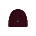 New Era Cap Speckled Maroon Cable Knit Hat - Image 2