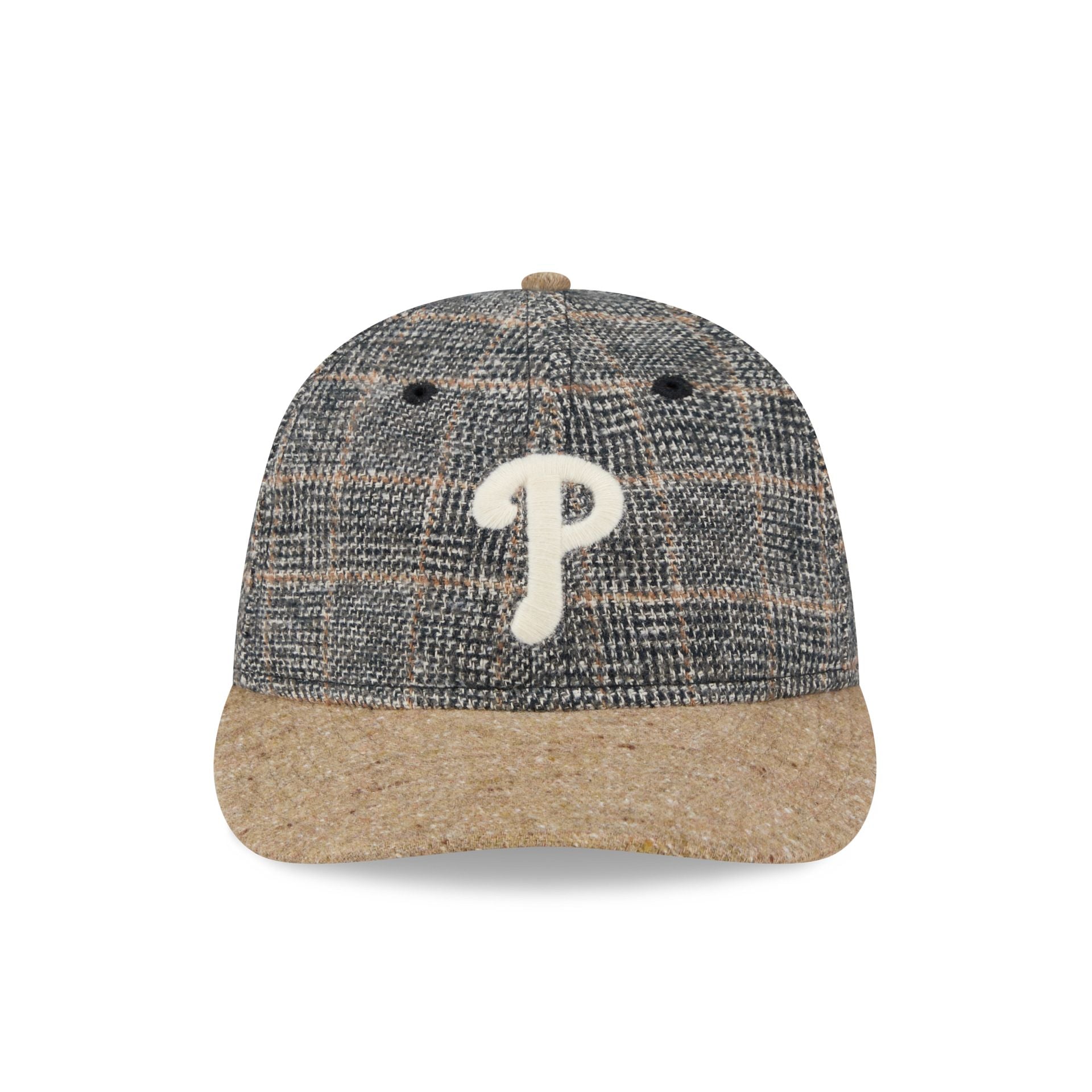 Philadelphia Phillies Three Looms Vintage Tweed Retro Crown 59FIFTY Fitted Hat - Image 2