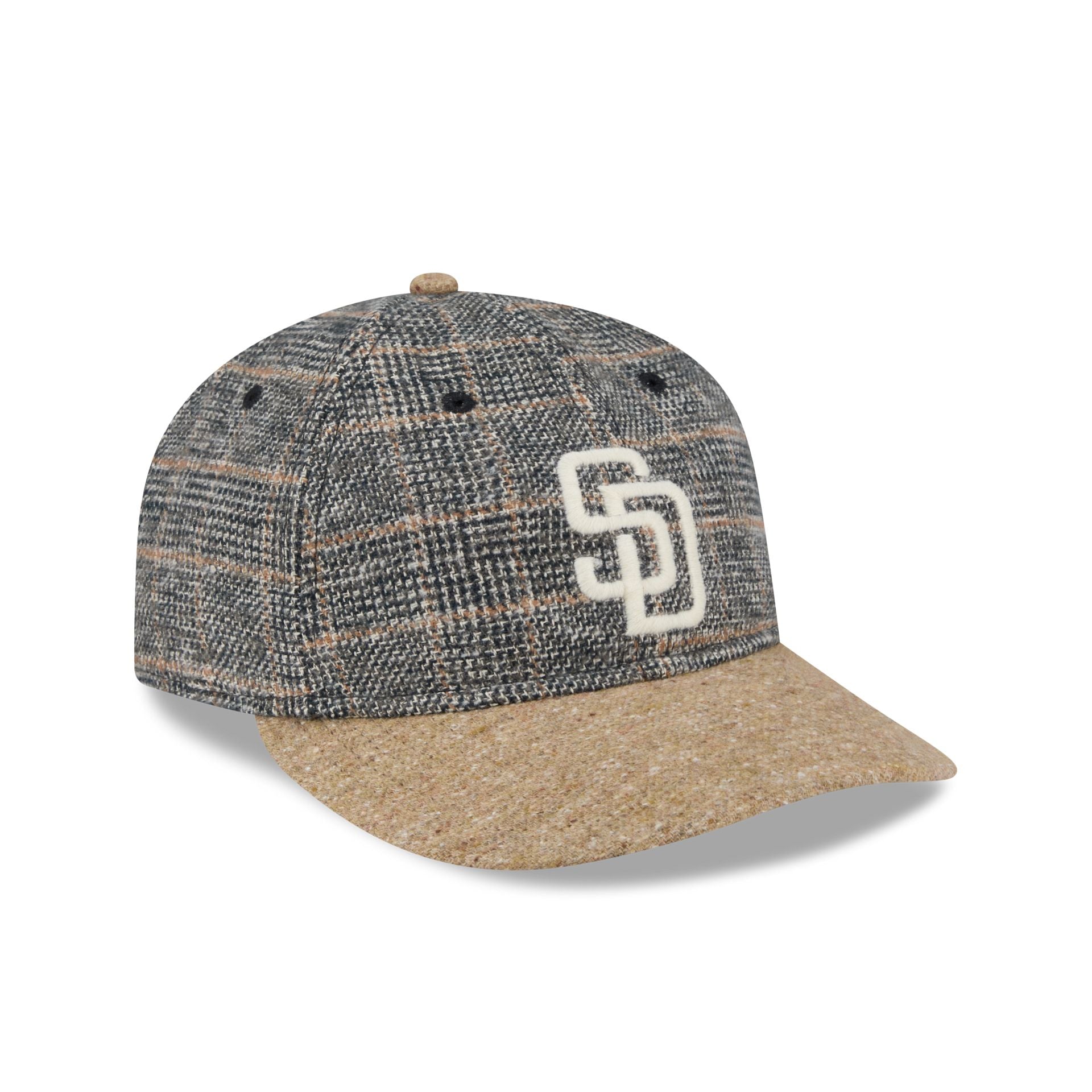 San Diego Padres Three Looms Vintage Tweed Retro Crown 59FIFTY Fitted Hat - Image 3