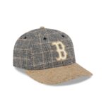 Boston Red Sox Three Looms Vintage Tweed Retro Crown 59FIFTY Fitted Hat - Image 3