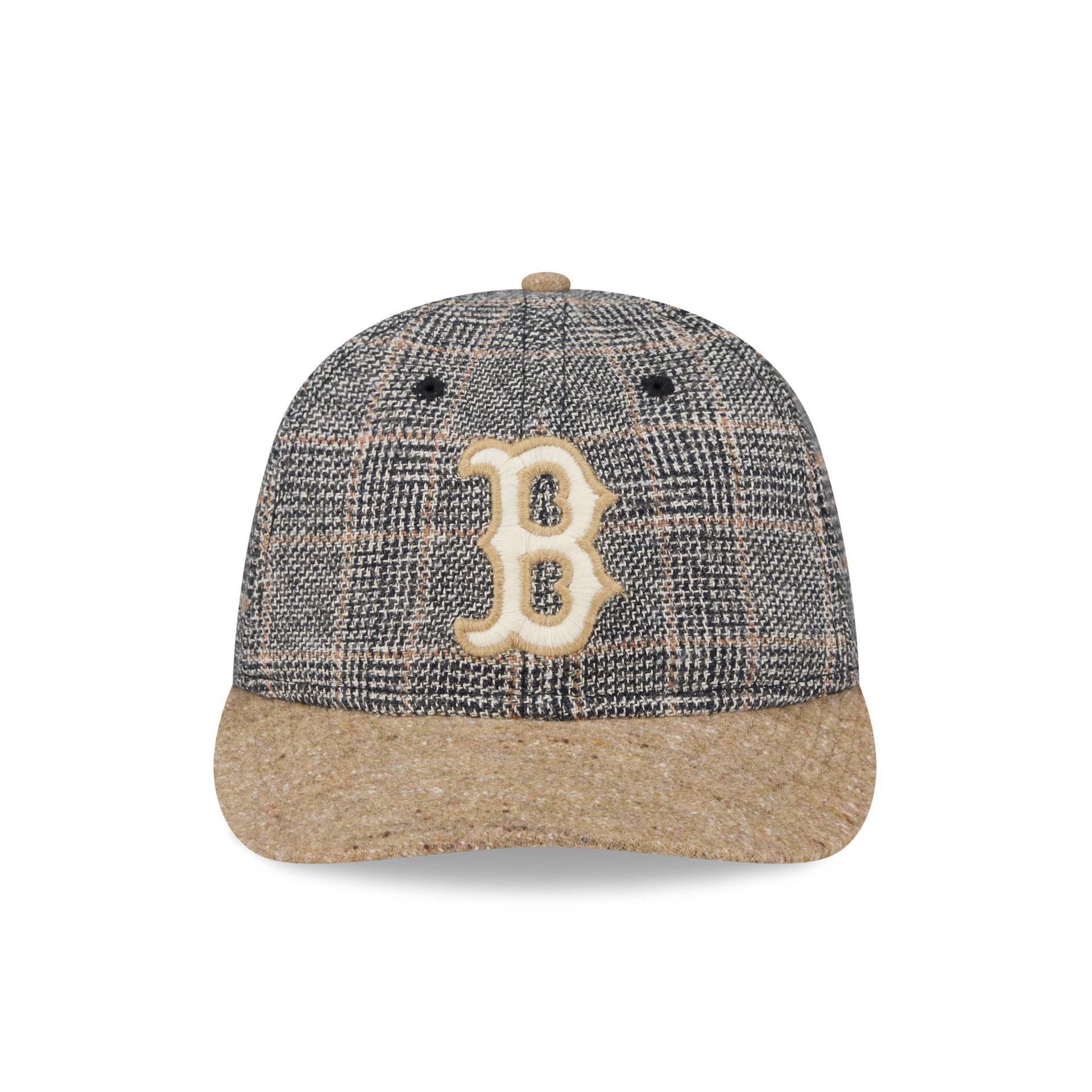 Boston Red Sox Three Looms Vintage Tweed Retro Crown 59FIFTY Fitted Hat - Image 2