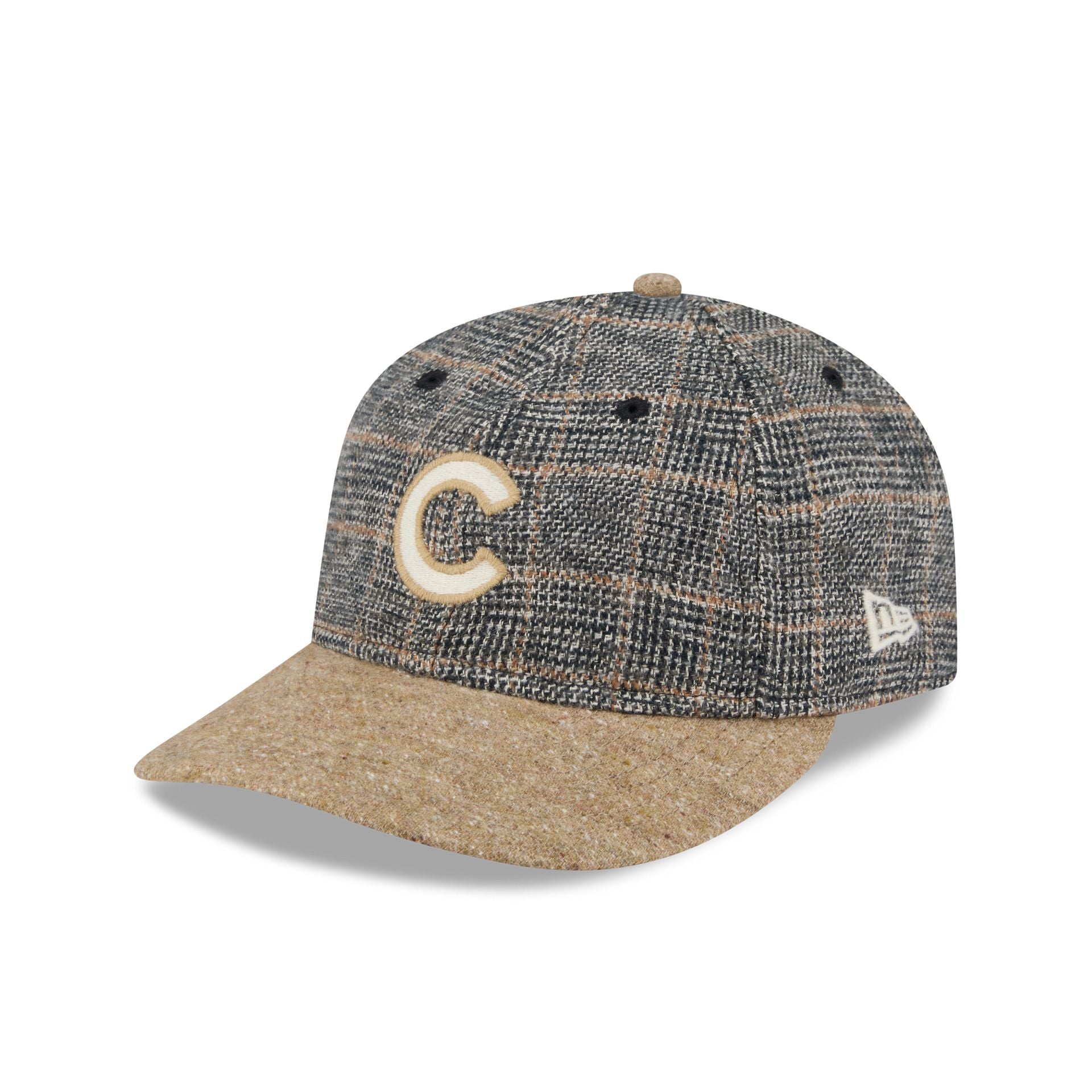 Chicago Cubs Three Looms Vintage Tweed Retro Crown 59FIFTY Fitted Hat - Image 1