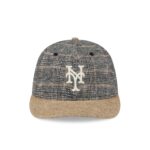 New York Mets Three Looms Vintage Tweed Retro Crown 59FIFTY Fitted Hat - Image 2