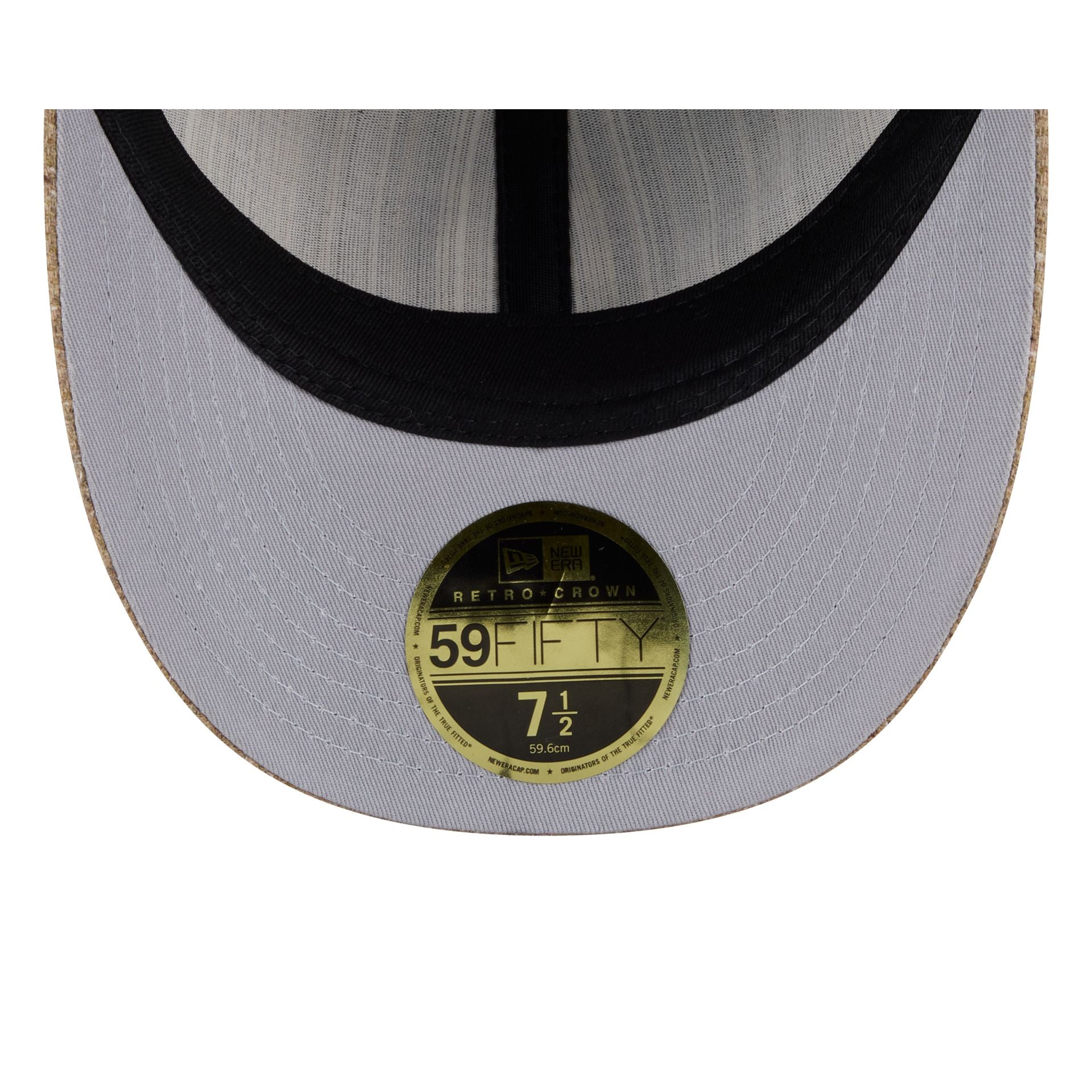 New York Mets Three Looms Vintage Tweed Retro Crown 59FIFTY Fitted Hat - Image 7