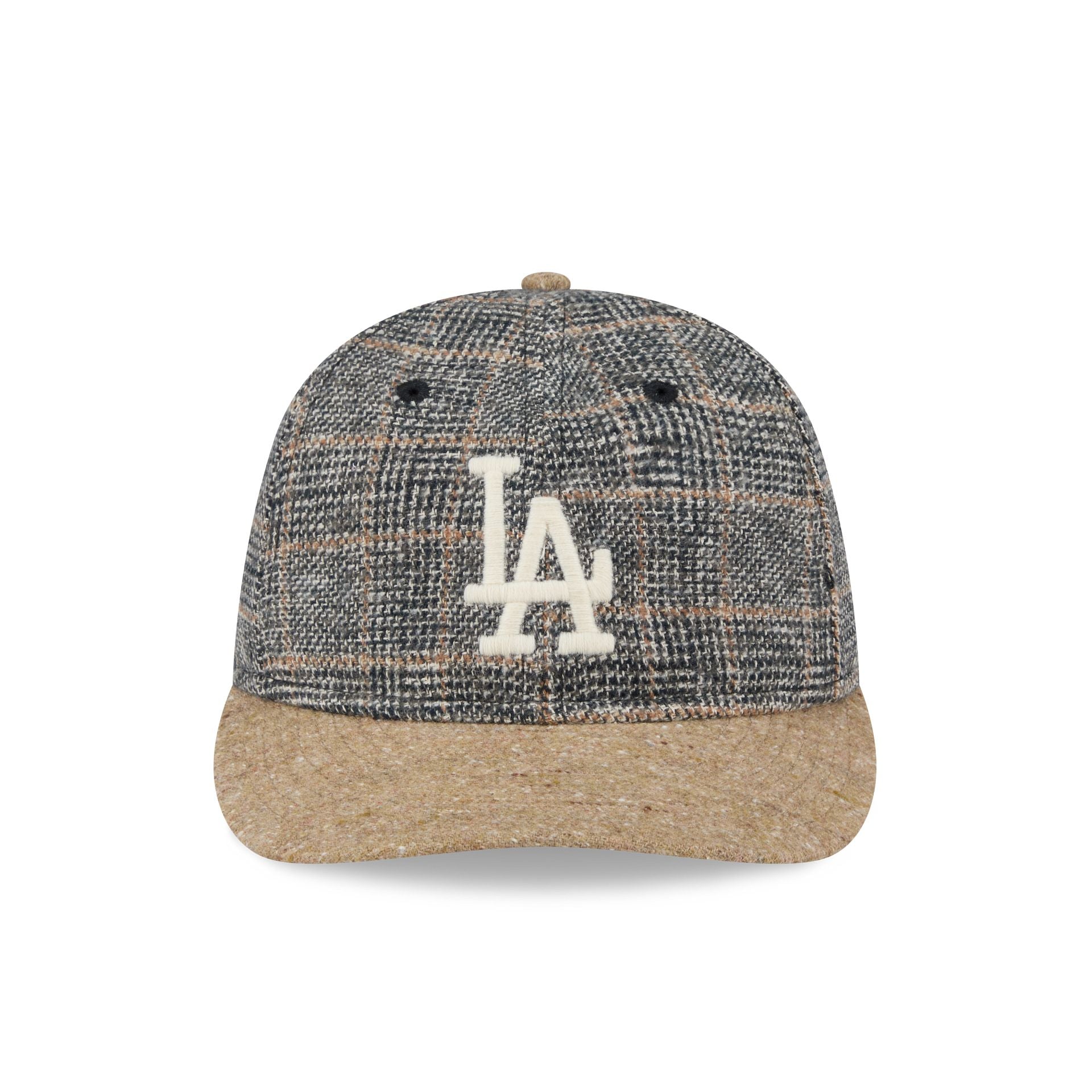 Los Angeles Dodgers Three Looms Vintage Tweed Retro Crown 59FIFTY Fitted Hat - Image 2