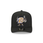 Baltimore Ravens Cartoon 9FIFTY A-Frame Snapback Hat - Image 2