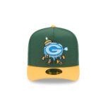 Green Bay Packers Cartoon 59FIFTY A-Frame Fitted Hat - Image 2