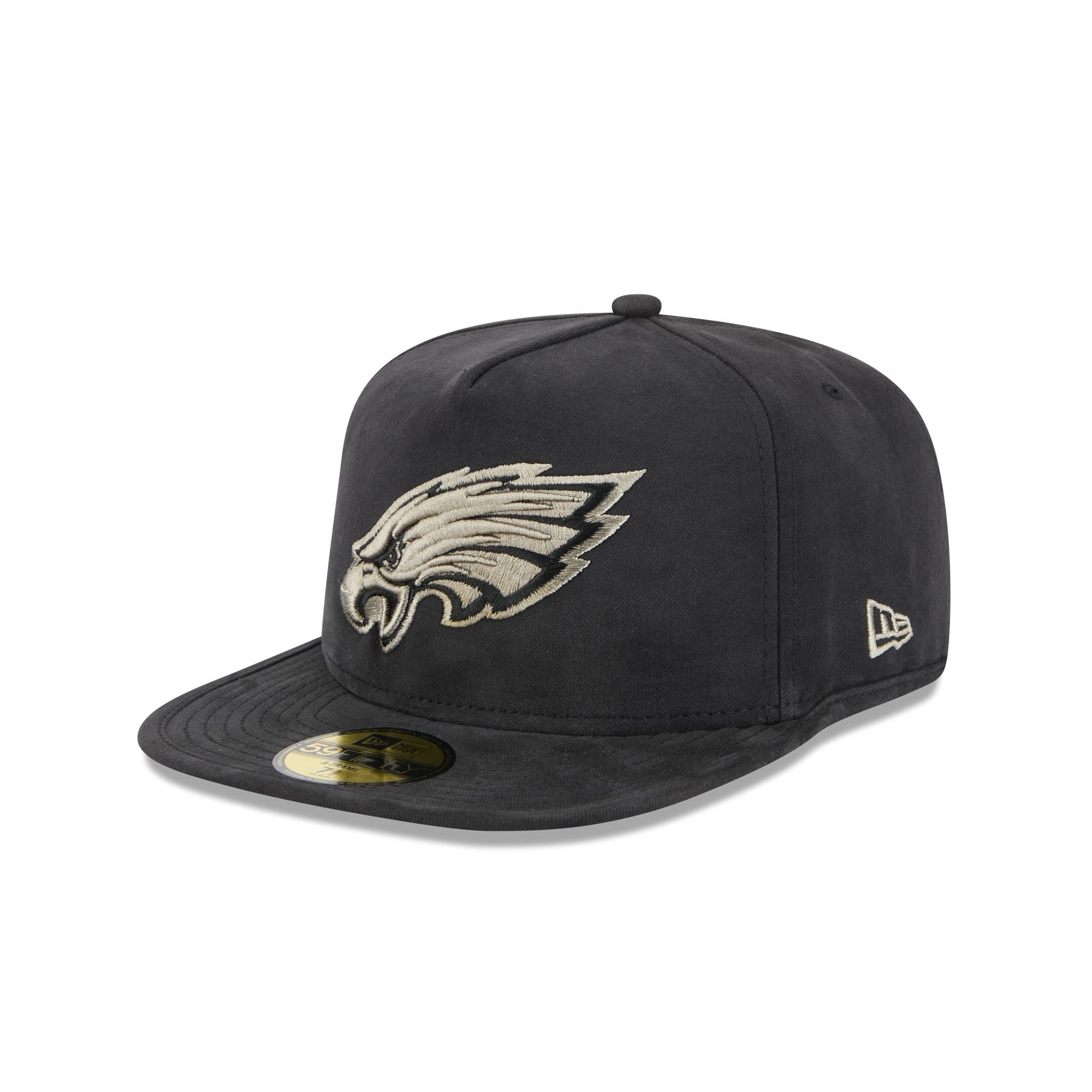 60832636_59FIFTYAF_LifestyleEnergy_PHIEAG_OTC_3QL Philadelphia Eagles Quilted 59FIFTY A-Frame Fitted Hat - Image 1