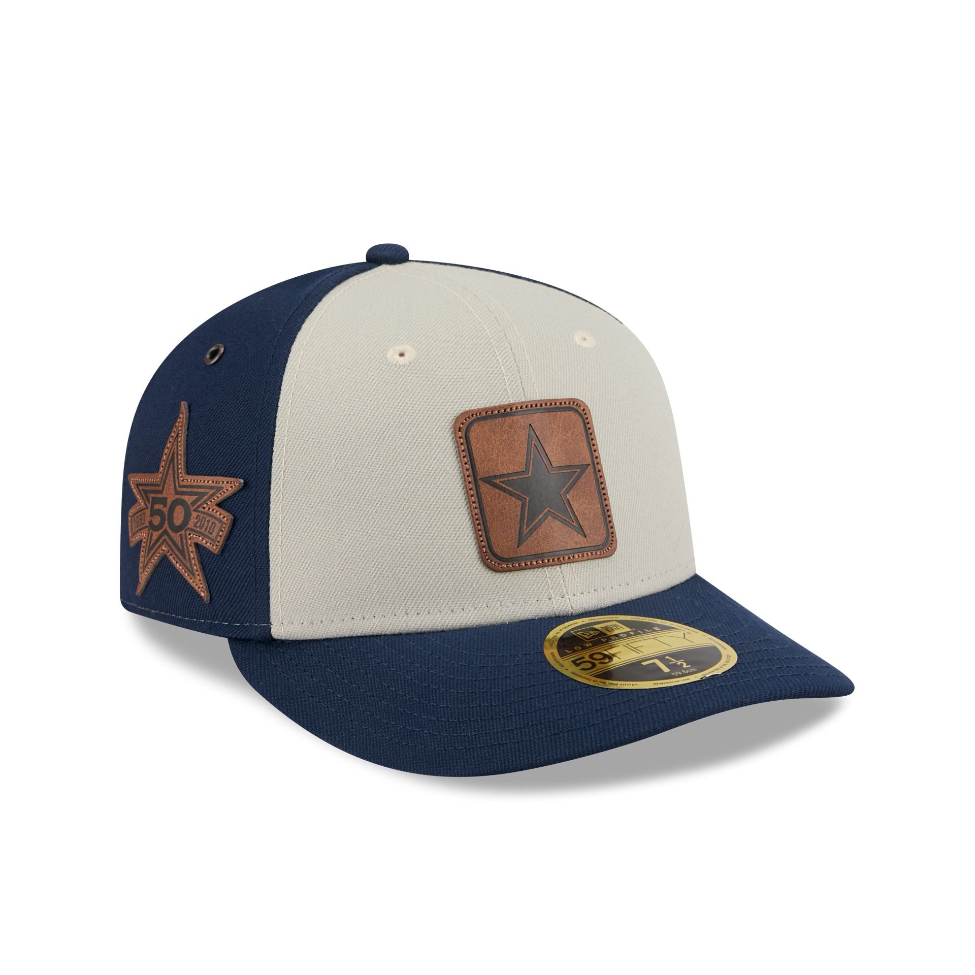 60832664_LC5950_LifestyleEnergy_DALCOW_STN_3QR Dallas Cowboys Quilted Low Profile 59FIFTY Fitted Hat - Image 1