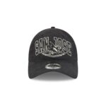 San Jose Sharks Quilted Wordmark 9TWENTY Adjustable Hat - Image 2