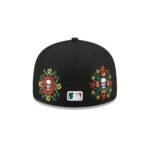 Baltimore Orioles Day of the Dead Skull & Flowers 59FIFTY Fitted Hat - Image 6