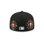 Boston Red Sox Day of the Dead Skull & Flowers 59FIFTY Fitted Hat - Image 6
