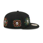 Boston Red Sox Day of the Dead Skull & Flowers 59FIFTY Fitted Hat - Image 4