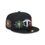Olmecas de Tabasco Day of the Dead Skull & Flowers 59FIFTY Fitted Hat