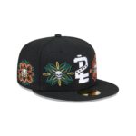 Tecolotes de los Dos Laredos Day of the Dead Skull & Flowers 59FIFTY Fitted Hat