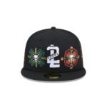 Tecolotes de los Dos Laredos Day of the Dead Skull & Flowers 59FIFTY Fitted Hat - Image 2