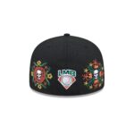 Tecolotes de los Dos Laredos Day of the Dead Skull & Flowers 59FIFTY Fitted Hat - Image 6