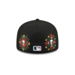 Arizona Diamondbacks Day of the Dead Skull & Flowers 59FIFTY Fitted Hat - Image 6