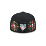 Tigres de Quintana Roo Day of the Dead Skull & Flowers 59FIFTY Fitted Hat - Image 6