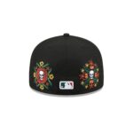 New York Mets Day of the Dead Skull & Flowers 59FIFTY Fitted Hat - Image 6
