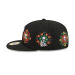 Philadelphia Phillies Day of the Dead Skull & Flowers 59FIFTY Fitted Hat - Image 5