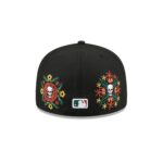 Chicago White Sox Day of the Dead Skull & Flowers 59FIFTY Fitted Hat - Image 6