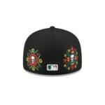 Detroit Tigers Day of the Dead Skull & Flowers 59FIFTY Fitted Hat - Image 6