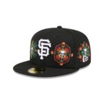 San Francisco Giants Day of the Dead Skull & Flowers 59FIFTY Fitted Hat - Image 3