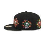 San Diego Padres Day of the Dead Skull & Flowers 59FIFTY Fitted Hat - Image 5