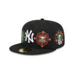 New York Yankees Day of the Dead Skull & Flowers 59FIFTY Fitted Hat - Image 3