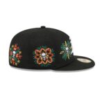 Athletics Day of the Dead Skull & Flowers 59FIFTY Fitted Hat - Image 4