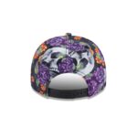Detroit Tigers Day of the Dead Skull & Roses 9FIFTY A-Frame Snapback - Image 6