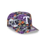 Texas Rangers Day of the Dead Skull & Roses 9FIFTY A-Frame Snapback - Image 3