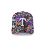 Texas Rangers Day of the Dead Skull & Roses 9FIFTY A-Frame Snapback - Image 2