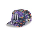 Mexico Baseball Day of the Dead Skull & Roses 9FIFTY A-Frame Snapback